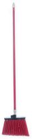 Carlisle 41082KIT05 Duo-Sweep Commercial Flagged Angle Broom Kit, 56" Length, Red