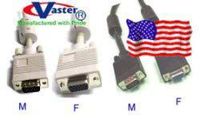 VGA Extension Cable SVGA Male to Female HD15 Monitor Video Adapter Cable with Ferrite Cores Support 1080P Full HD for Laptop, PC, Projector, HDTV, Display and More VGA Enabled Devices 10FT_ 2 Pack