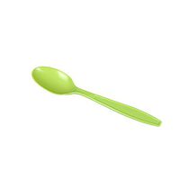 Karat U2033 (Green) 6.1" PP Extra-Heavy Weight Disposable Teaspoon, Green (Pack of 1000)