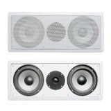 Acoustic Audio CS-IW26CC 250 Watts in-Wall Dual 6.5-Inch Center Channel Speaker, White