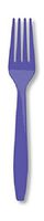 Club Pack of 600 Grape Purple Premium Heavy-Duty Plastic Party Forks