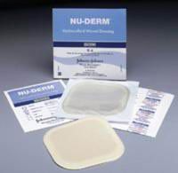 HCB204 Dressing Nu-Derm Border Wound LF Sterile Hydrocolloid 4x4" 10 Per Box Part No. HCB204 by- Systagenix Wound Management