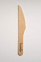 Foodstiks - Premium Wooden Disposable Knife | 100% Natural and Eco-Friendly Products | Ideal for Wedding, Anniversary, and Birthday Parties | Bulk of 1,000 Piece