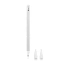 Apple Pencil 2nd Generation Silicone Cover-White for Apple iPad Pro 11 (2018) (A1934,A1979,A1980,A2013) Apple iPad Pro 12.9 (2018) (A1876,A1895,A1983,A2014)