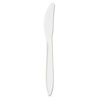 General Supply PPKN Medium-Weight Cutlery Knife White 1000/Carton