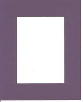 20x24 Purple Picture Mats with White Core Bevel Cut for 16x20 Pictures