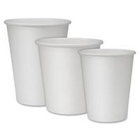 Hot Cups, Single, 12oz, 50/PK, White, Sold as 1 Package, 50 Each per Package