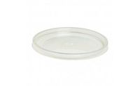 Clear Plastic Lid (Case of 50), PacknWood - Recyclable Bowl Cover for All Kraft and News Printed Buckets (4.49" Diameter) PK210SOUPLPP116