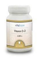 Vitamin D-3 (5000 Iu) 60 Capsules per Bottle (2 Pack)