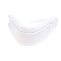 Heallily 1pc Cervical Gear Neck Support Brace Cervical Collar for Stiff Neck Pain Relief Injury Recovery White