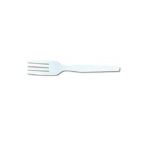 Dixie 6.104" Medium-Weight Polystyrene Plastic Fork by GP PRO (Georgia-Pacific), White, FM207CT, 1,000 Count (100 Forks Per Box, 10 Boxes Per Case)