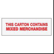 2" x 110 "Mixed Merchandise"