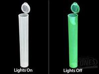 Pack 10 King J Doob Tube CONTAINERS 109 MM 420 Pop Top Medical Rx Prescription Vial Cig Joint Holder Waterproof Odor Proof 4.5" Long (Glow in Dark)