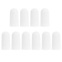 SUPVOX 5 Pairs Silicone Toe Sleeves Gel Toe Cap Protector Cover Corns Brace Cushions Bunion Pad for Corn Calluses Blister Hammer Toe (Blue)