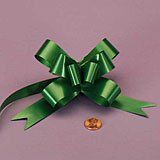 Krafty Klassics 12 Pack of 2" & 4" Colored Butterfly Pull Bows (4", Emerald)