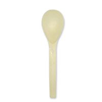 Baumgartens Corn Starch Spoons, Biodegradable, 100/BX, White