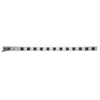 Tripp Lite 12 Outlet Bench & Cabinet Power Strip, 6 ft. Cord with 5-15P Plug, 120V, 36 in. Length, Metal, (PS361206)