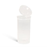 13 Dram Clear Squeeze Pop Top Prescription Container Pill Bottle Tubes Doob Rx (315 Count, Case)