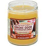 Smoke Odor Exterminator 13 oz Jar Candles Harvest Cider, (2)