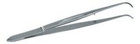 Grafco 2764 Eye Dressing Forceps - Full Curved, 4"