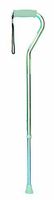 Essential Medical Supply Endurance Offset Handle Cane, Silver