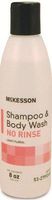 Mckesson Shampoo & Body Wash No Rinse 8 oz-CS/48 by McKesson