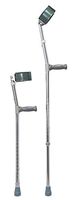 Mckesson Steel Adult Forearm Crutches 5' to 6' 2" User Ht.