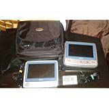 TrueTech 7 inch Dual Screen Portable DVD LCD