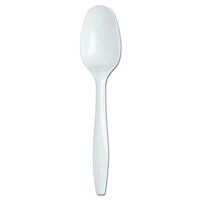 Dixie SSS21P SmartStock Plastic Cutlery T-Spoon Refill, 5.5" Length, Polypropylene, White (Pack of 960)