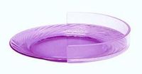 Large Clear Plate Guard - Keeps Food from Falling off Edge of Plate