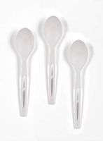 Bonnie Bio 50 white corn PLA certified compostable spoons