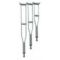 Lumex Universal Aluminum Crutches - Lumex Universal Aluminum Crutches, Combo Pack 4 Adult, 2 Tall, 2 Youth - Case of 8