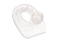 Silipos Soft Zone Heel Spur W/ Removable Plug Medium Womens 7 - 9.5 Mens 5 - 7.5 - Model 4002 - Pair