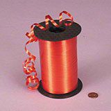 Krafty Klassics 1 Roll of 3/16" Satin Smooth Curling Ribbon (3/16" x 500 Yds) (Orange)