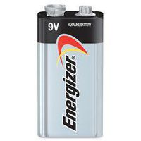 Alkaline Energizer Battery, 9 Volt, Sold as 1 Package