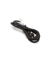 Power First 1FD91 Power Cord with NEMA 5-15P Plug and Bare End, 8', 14-Gauge