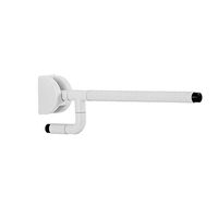 DNSJB Handrail Barrier-Free Nylon Folding Handrail Old Man Hand Toilet Bathroom Basin Safety Fence Folding Handle (Color : White)
