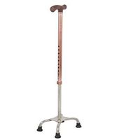 ZSMPY Crutches, Old Four-Legged Walking Stick, Walking Stick, Non-Slip, Retractable Walking Stick