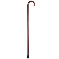 Sammons Preston Standard Handle Wooden Cane, 42" Standard Wooden Cane for Assistance in Walking, Stable Cane Tip with Rubber Foot, Limited Mobility Aid for Elderly, Weight Bearing Cane