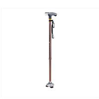 ZSMPY Crutches, Three-Legged Cane, Aluminum Alloy, Lamp, Retractable, Underarm, Elderly, Walking Stick
