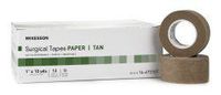 McKesson Paper Medical Tape 1" X 10 Yd 1 Box, 12 Rolls/Box 16-47310T