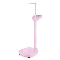 KHFFH Electronic Scale- Health Electronic Scale, High-Precision Weight Scale, Height Measuring Instrument, Digital Column Scale, Accurate Measurement of 71-190cm (Color : Pink)