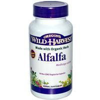 Alfalfa - Certified Organic, 90 Vcaps,(Oregon's Wild Harvest) by Oregon's Wild Harvest