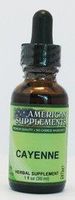 Cayenne American Supplements 1 oz Liquid