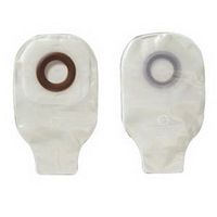 1-Piece Drainable Pouch with Precut 7/8" Opening, Pouch Size 1" with Karaya