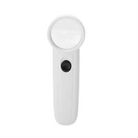 Handheld Magnifier Magnifying Glass, 5X/15X/40X LED Lighting Magnifying Glass Magnifier ABS Plastic Case for Crafts, Hobby, Jewelry Inspection(MG6B -2 15×)