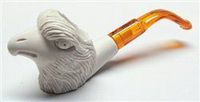 Meerschaum Pipes - Mini Hand Carved Eagle Beak