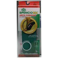 44-123-02 Cushion Arch 3/4" Length Women 7-8 Men 6-7 Green Pr Part# 44-123-02 by Spenco Medical Corp Qty of 1 Pair