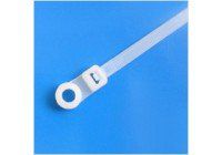 Cosmic Ties 7" 50lb. Mounted Head natural Color 100 Count Cable Tie Zip Tie