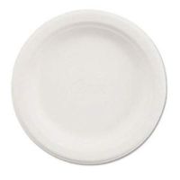 Paper Dinnerware, Plate, 6'' dia, White, 1000/Carton, Sold as 1 Carton